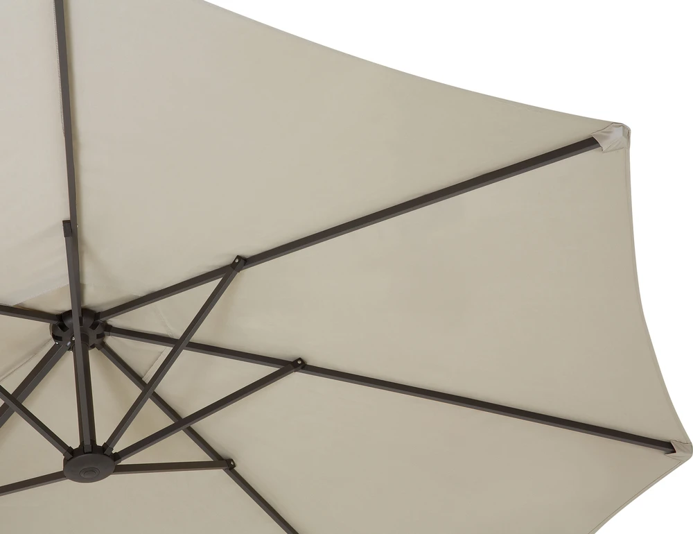 Beliani Sodo skėtis 460 cm SIBILLA Smėlio spalvos
