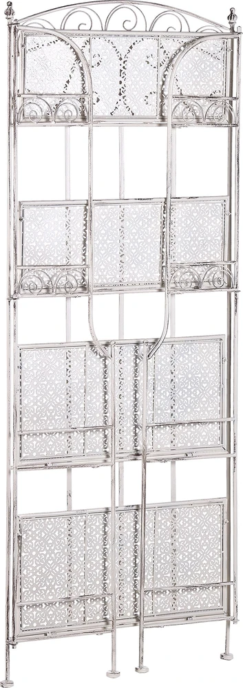 Beliani Rėmas augalams PADUA metalinis 156 cm 61 cm baltas