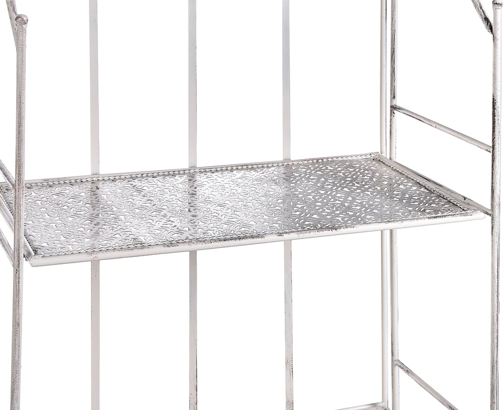 Beliani Rėmas augalams PADUA metalinis 156 cm 61 cm baltas