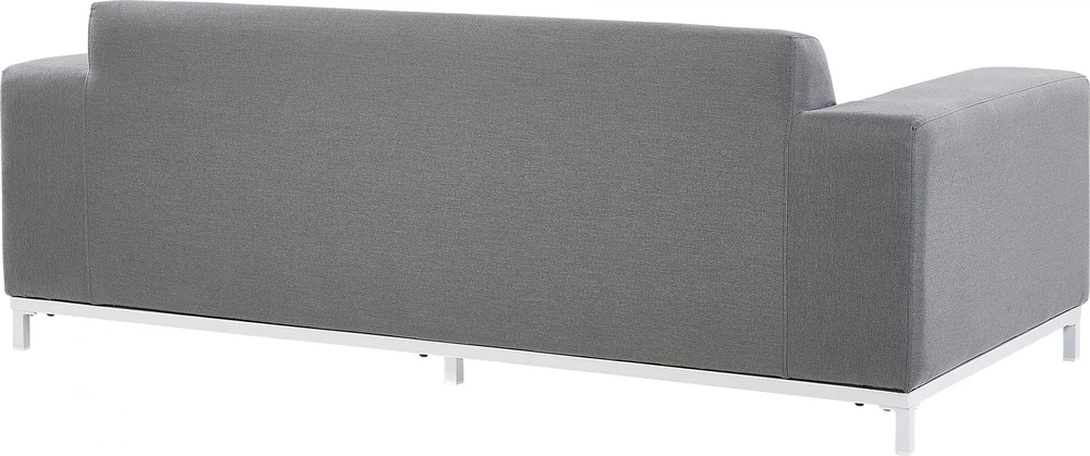 Beliani Dvivietė sodo sofa ROVIGO Pilka