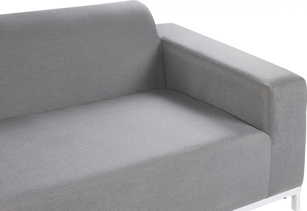 Beliani Dvivietė sodo sofa ROVIGO Pilka