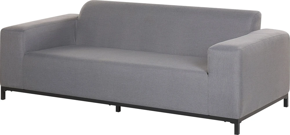 Beliani 2 vietų sodo sofa ROVIGO pilka