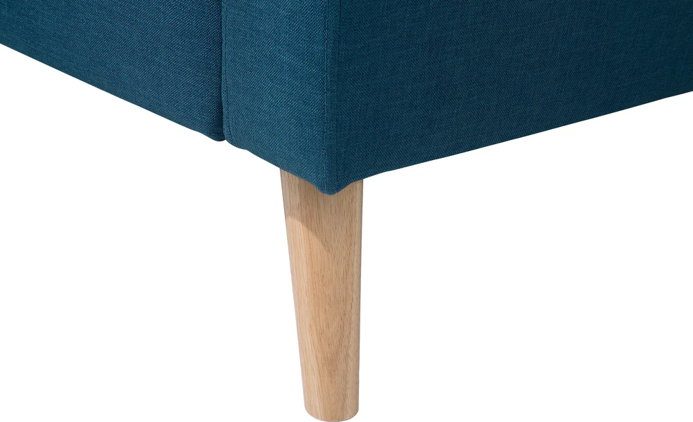 Beliani Dvivietė sofa KALMAR, jūros mėlynumo