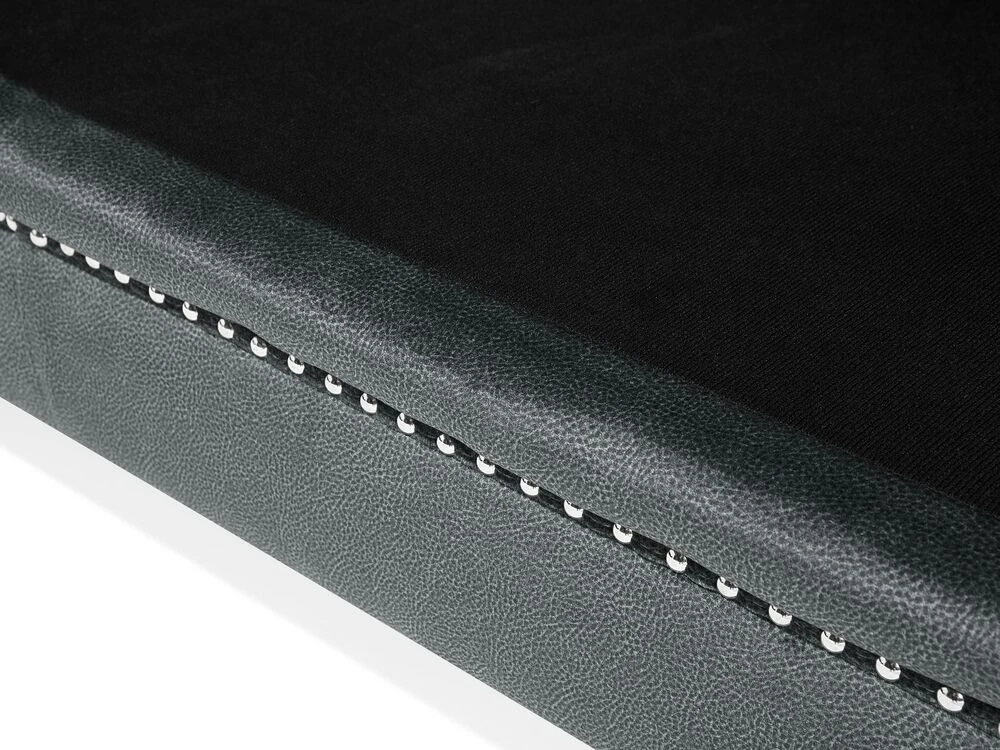 Beliani 2 vietų sofa GAULA, veliūrinė, pilka