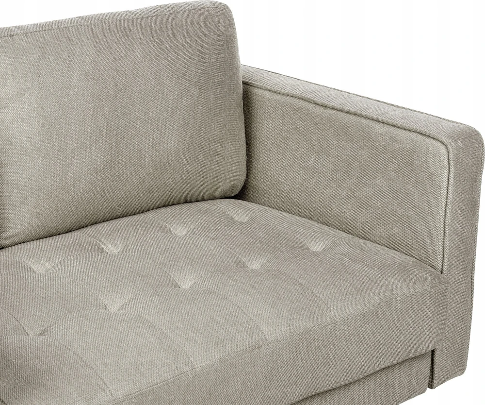 Beliani 2 vietų sofa NURMO, rudai pilka