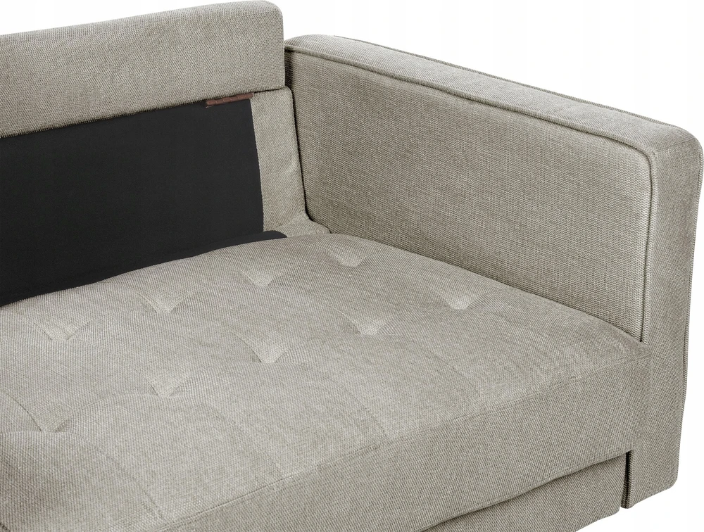 Beliani 2 vietų sofa NURMO, rudai pilka