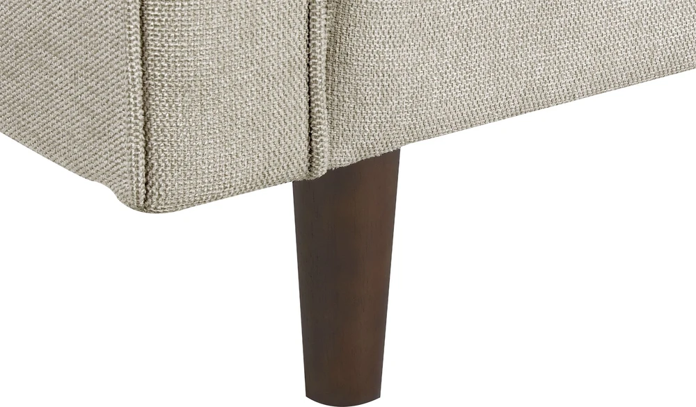 Beliani 2 vietų sofa NURMO, rudai pilka