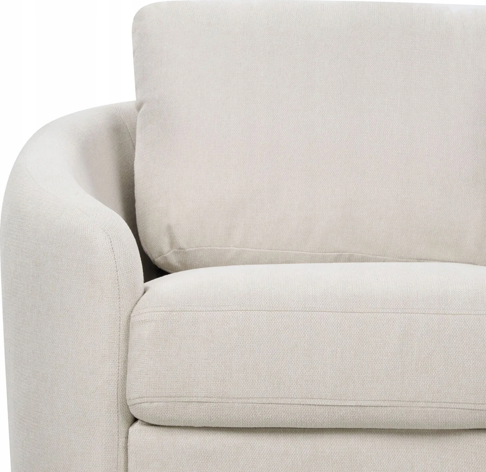 Beliani 2 vietų sofa TROSA šviesi smėlio spalva