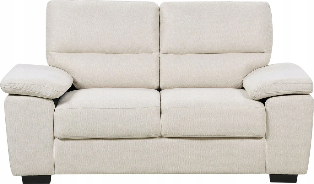 Beliani 2 vietų sofa VOGAR šviesiai smėlio spalvos