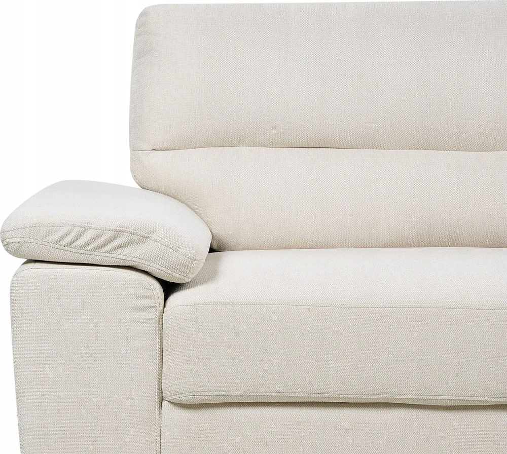 Beliani 2 vietų sofa VOGAR šviesiai smėlio spalvos