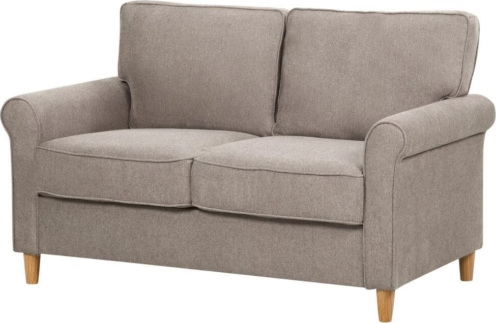 Beliani Dvivietė sofa RONNEBY šviesiai ruda