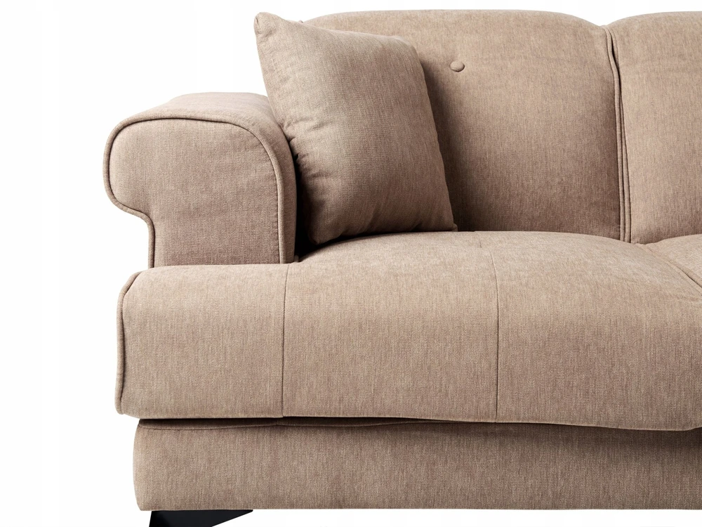 Beliani Dvivietė sofa SKIVE šviesiai ruda