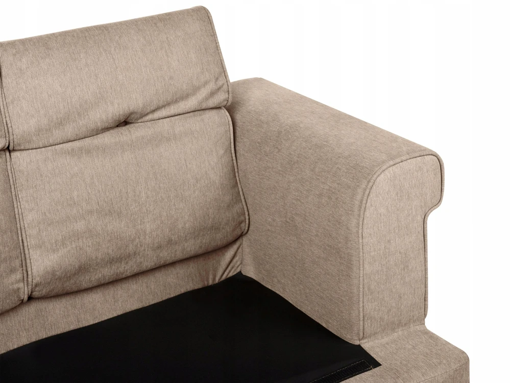 Beliani Dvivietė sofa SKIVE šviesiai ruda