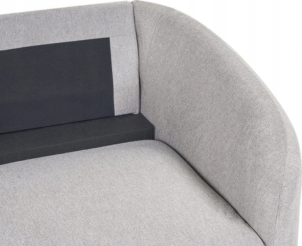 Beliani Dvivietė sofa TROSA šviesiai pilka
