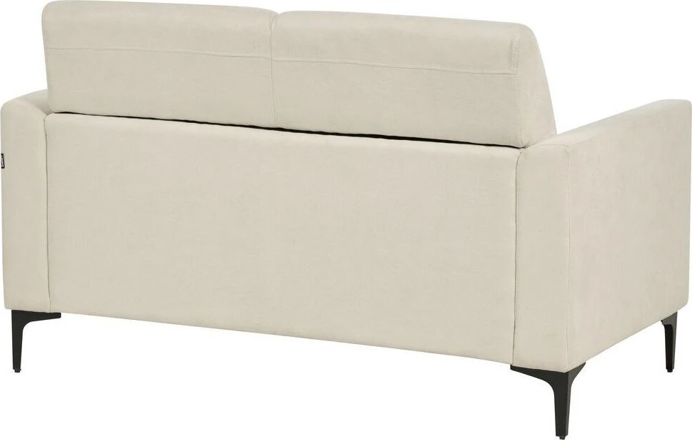 Beliani Dvivietė sofa FENES, smėlio spalvos