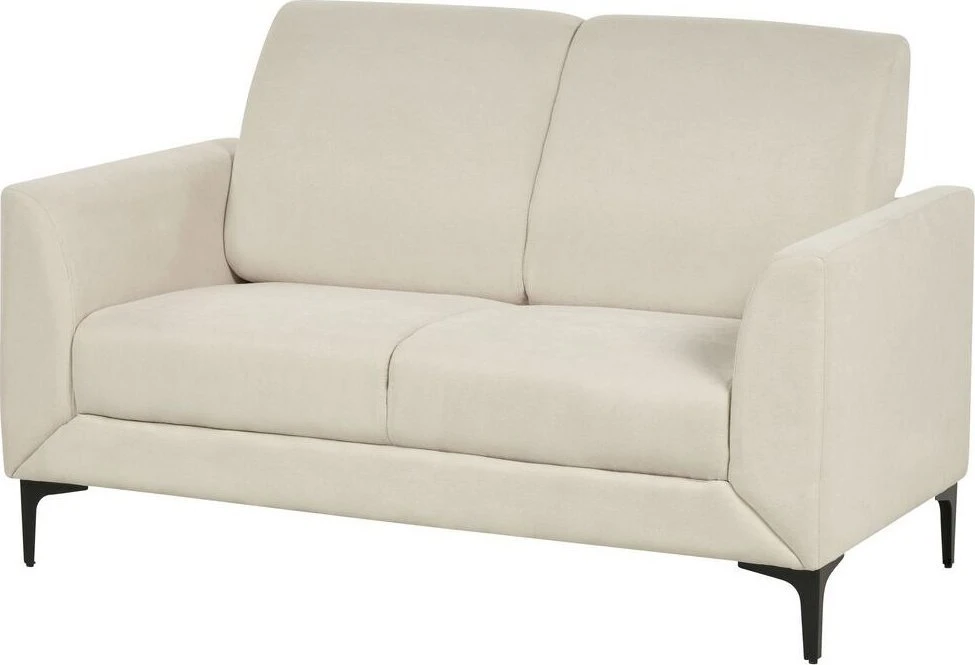 Beliani Dvivietė sofa FENES, smėlio spalvos