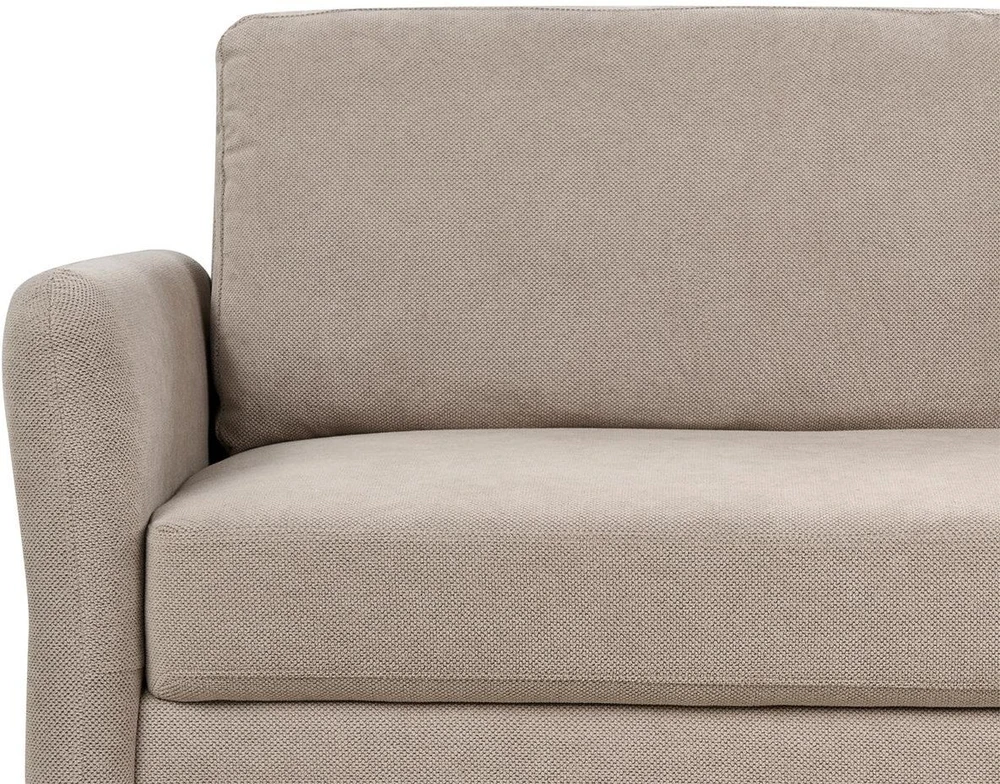 Beliani 2 vietų sofa MARE smėlio-pilkos spalvos su daiktadėže