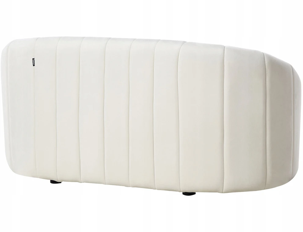 Beliani Dvivietė sofa MALUNG veliūrinė, spalva: balta