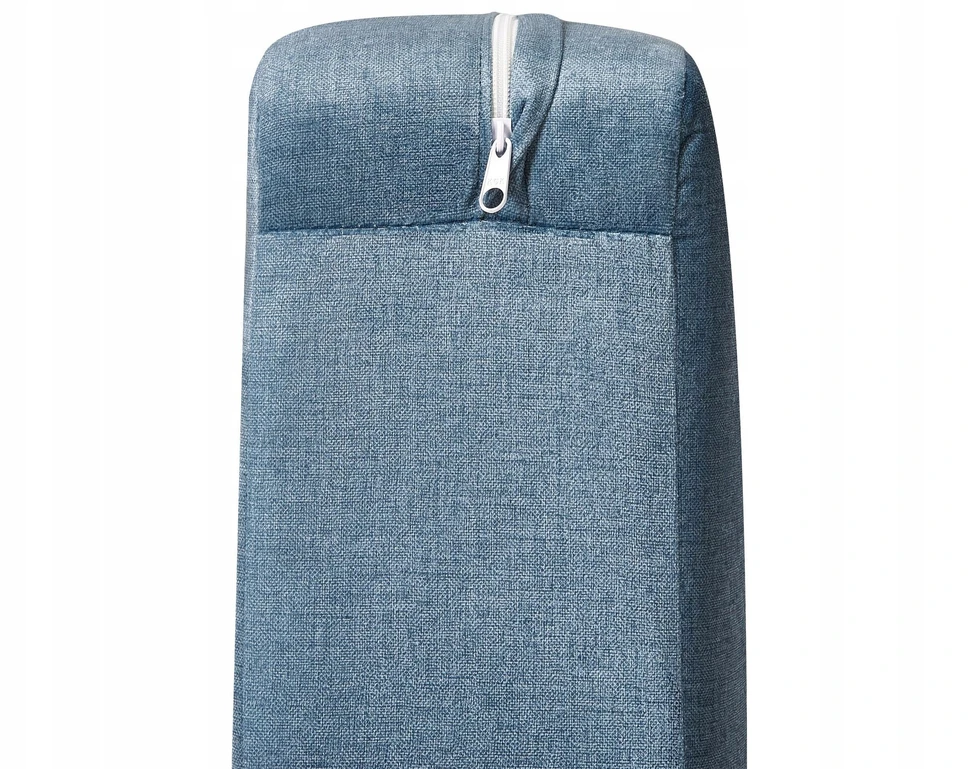 Beliani 2 vietų sofa SALO, mėlyna su staliukais