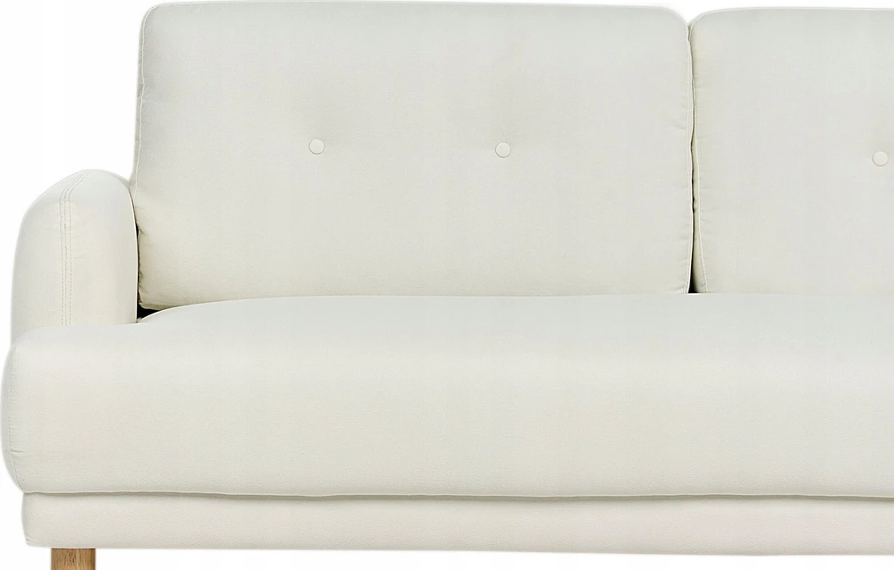 Beliani 3 vietų sofa TUVE, balta