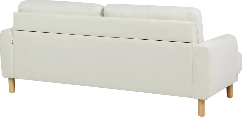 Beliani 3 vietų sofa TUVE, balta