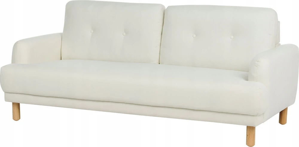 Beliani 3 vietų sofa TUVE, balta