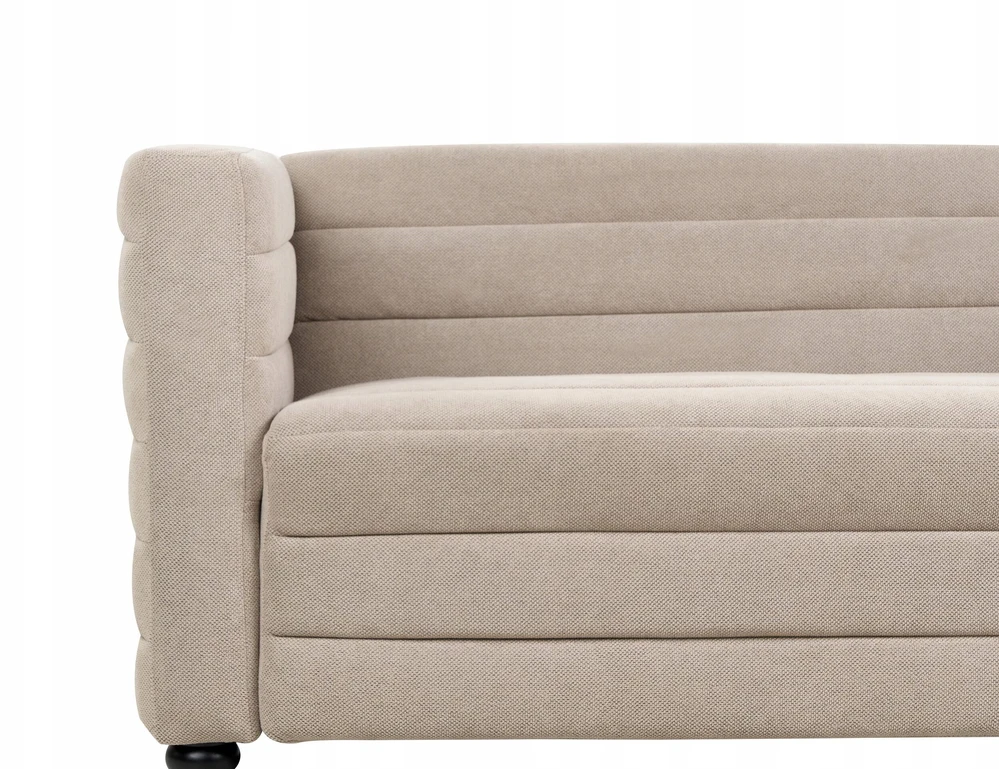 Beliani 3-vietė sofa HOFN smėlio pilkumo spalvos