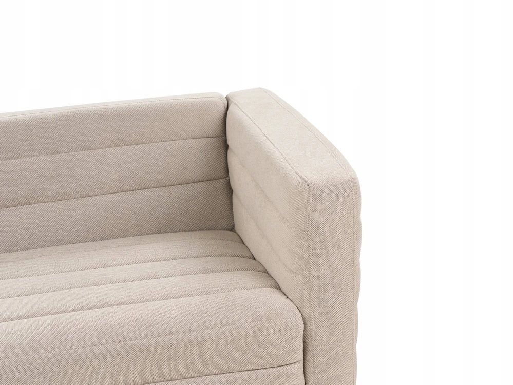 Beliani 3-vietė sofa HOFN smėlio pilkumo spalvos