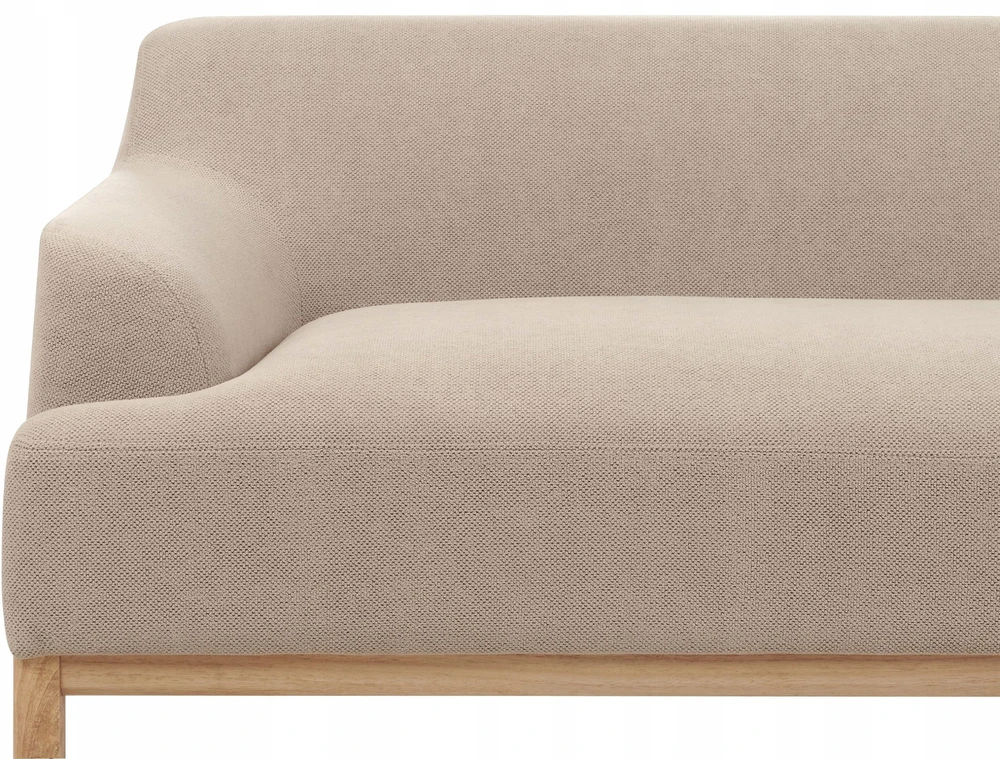 Beliani 3 vietų sofa SOSJO smėlio ir pilkos spalvos