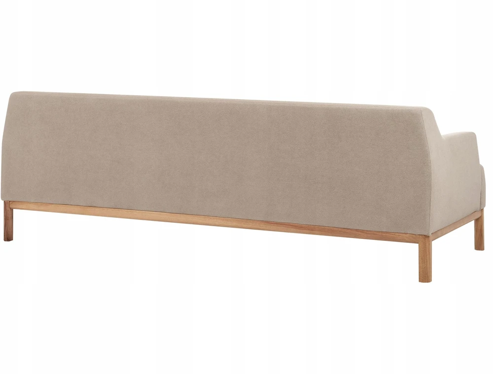 Beliani 3 vietų sofa SOSJO smėlio ir pilkos spalvos