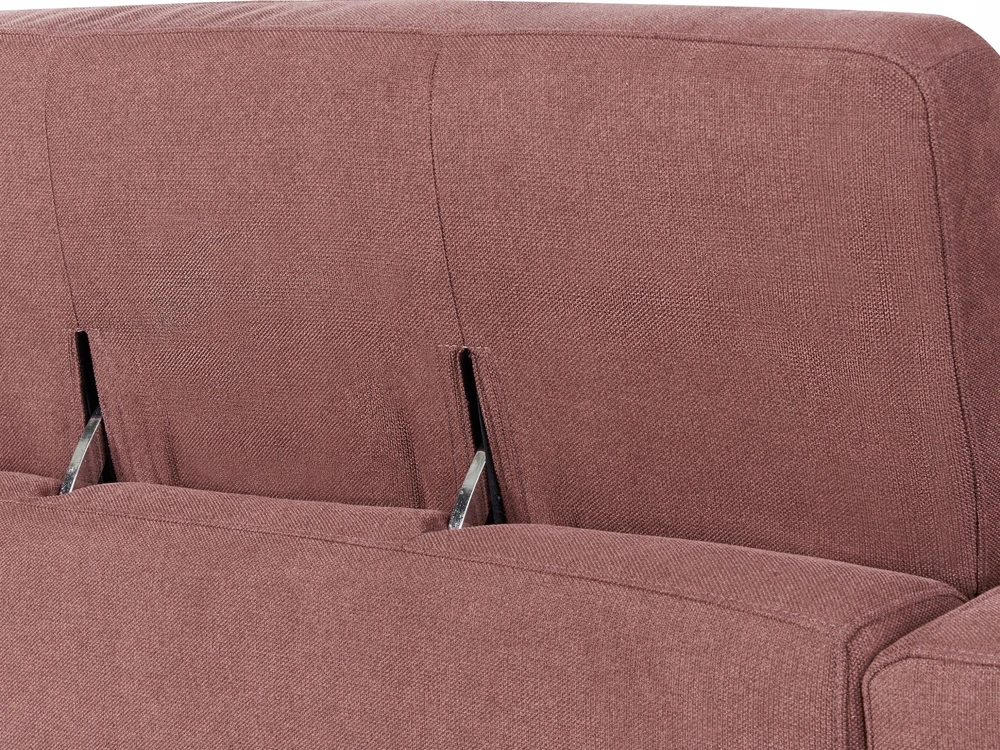 Beliani Trivietė sofa ANGE Burgundinė