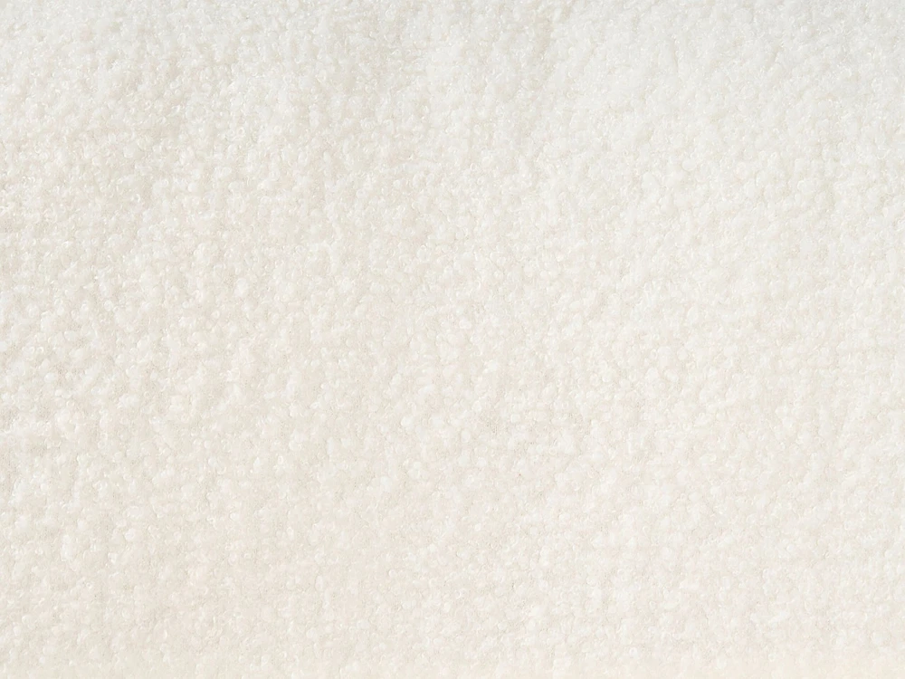 Beliani Trivietė sofa SOVIK, boucle audinys, pieno balta spalva