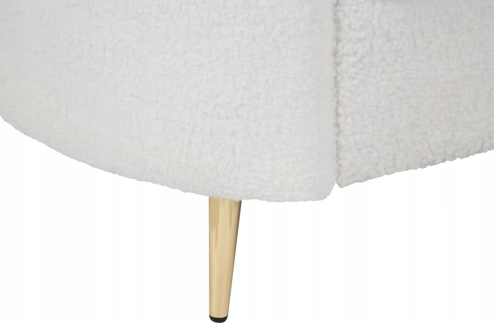 Beliani 3 vietų sofa TROSA Boucle balta