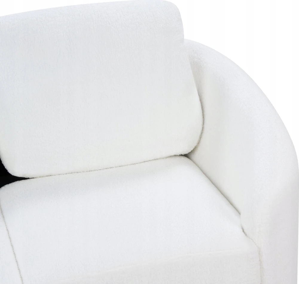 Beliani 3 vietų sofa TROSA Boucle balta