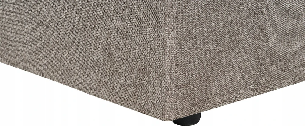 Beliani Trivietė sofa ALLA smėlio ir pilkos spalvos