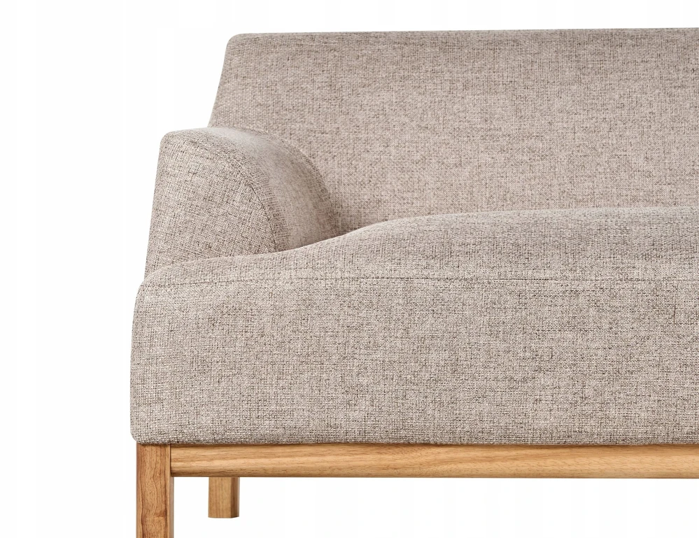 Beliani Trivietė sofa SOSJO šviesiai ruda
