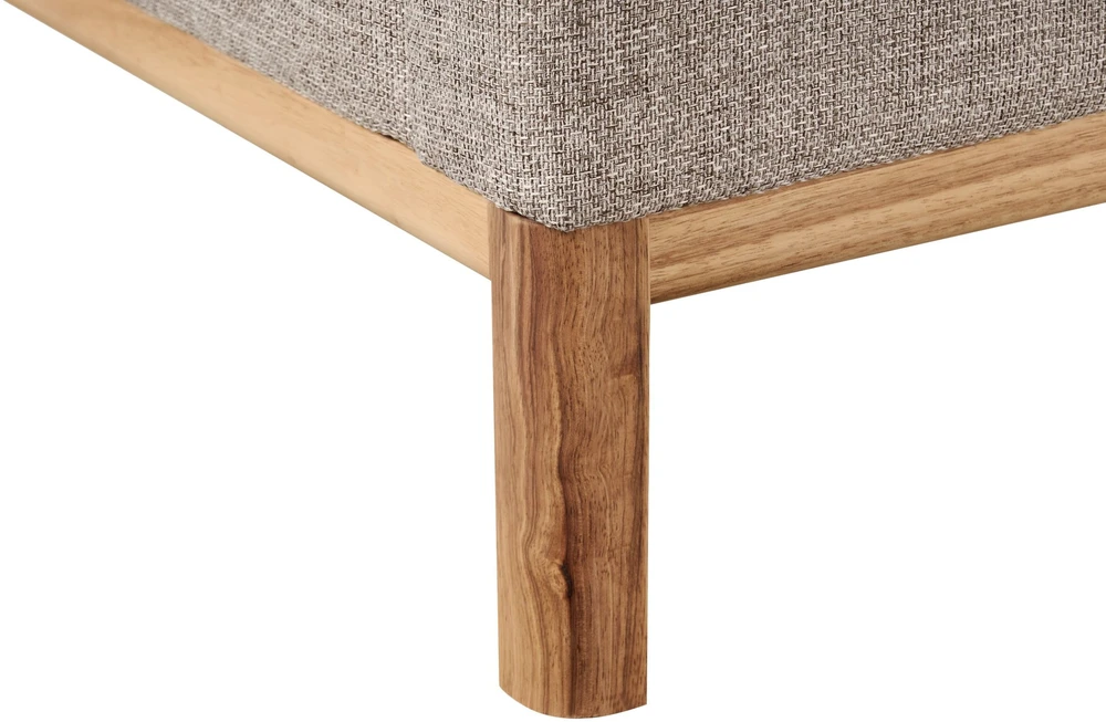 Beliani Trivietė sofa SOSJO šviesiai ruda