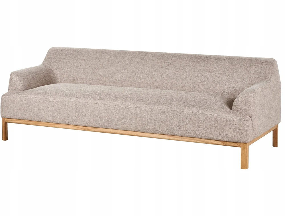 Beliani Trivietė sofa SOSJO šviesiai ruda