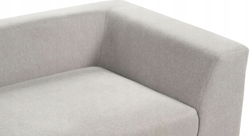 Beliani Trivietė sofa LERMON šviesiai pilka
