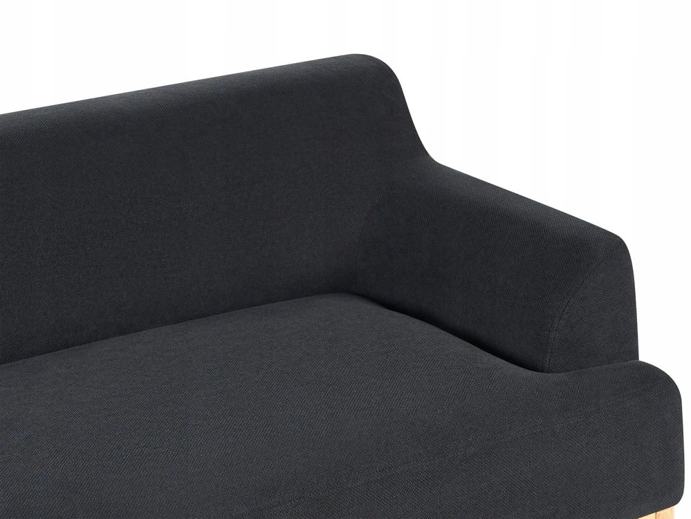 Beliani 3 vietų sofa SOSJO juoda