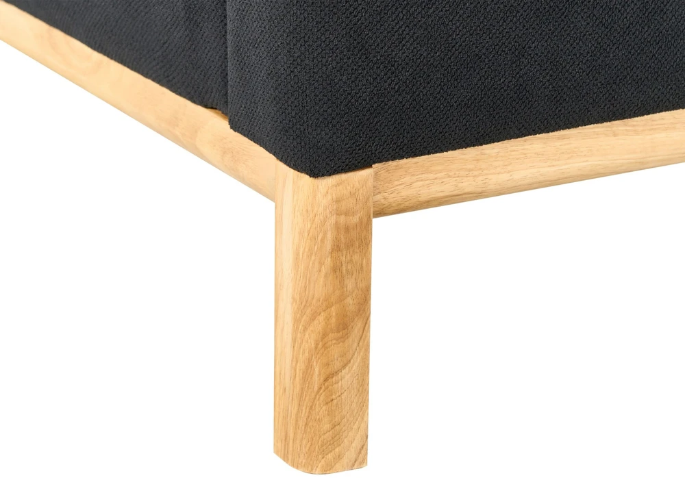 Beliani 3 vietų sofa SOSJO juoda