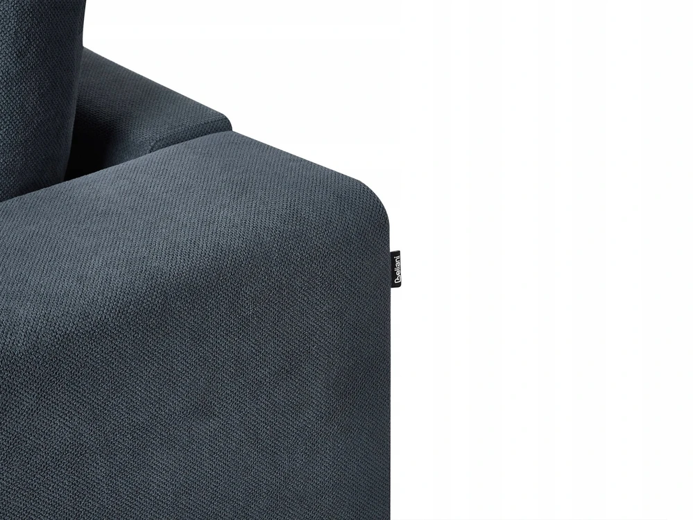 Beliani 3 vietų sofa NIVALA tamsiai mėlyna