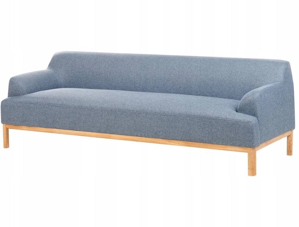 Beliani SOSJO 3 vietų sofa mėlyna