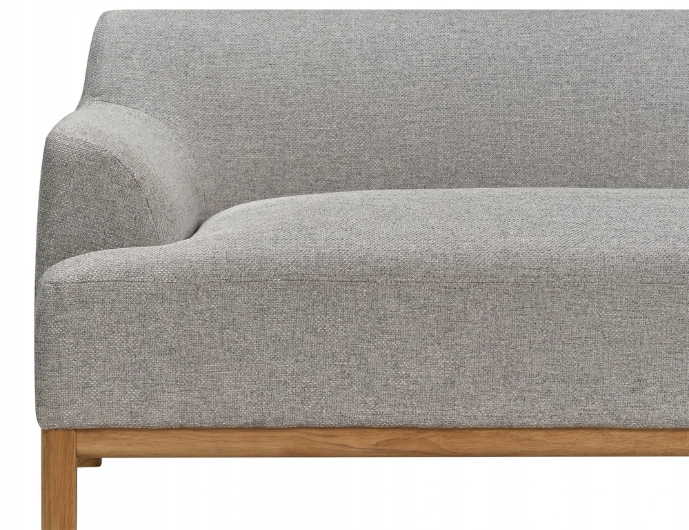 Beliani Trijų vietų sofa SOSJO, šviesiai pilka