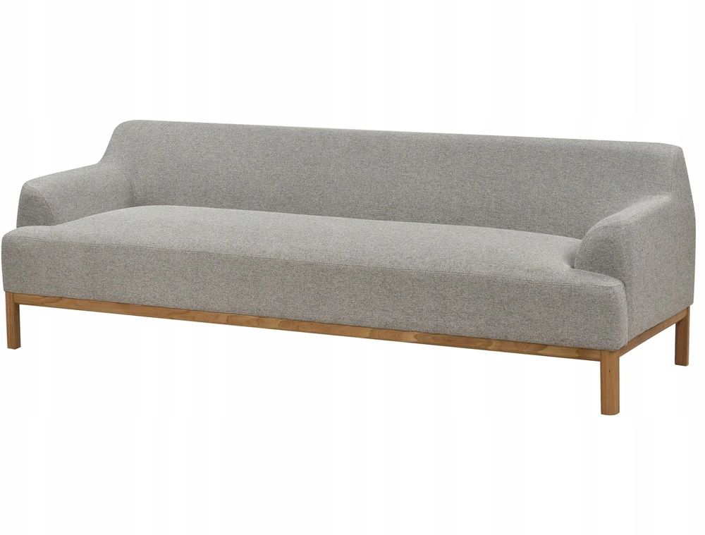 Beliani Trijų vietų sofa SOSJO, šviesiai pilka