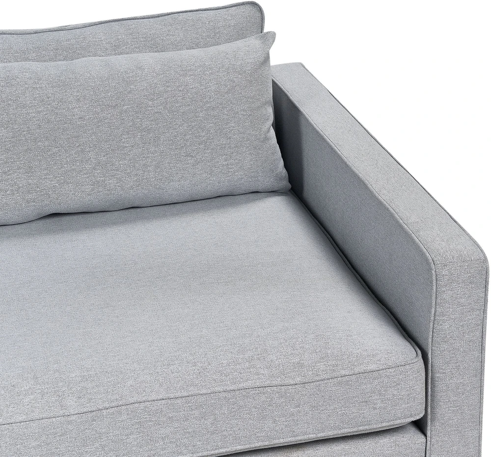 Beliani Trivietė sofa VINSTRA, pilka