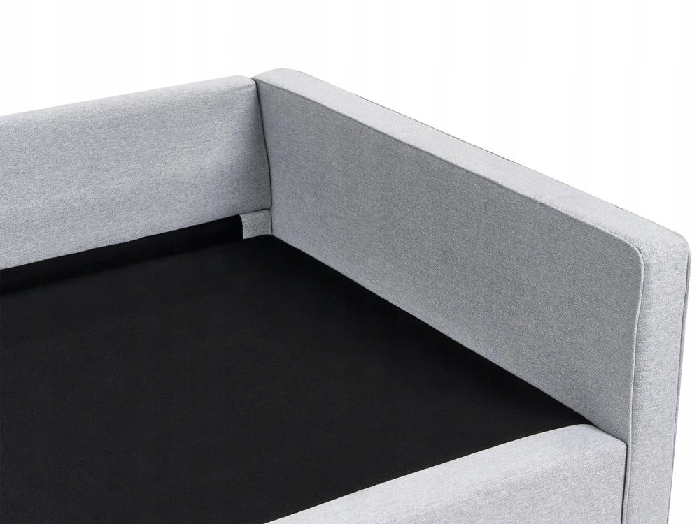 Beliani Trivietė sofa VINSTRA, pilka