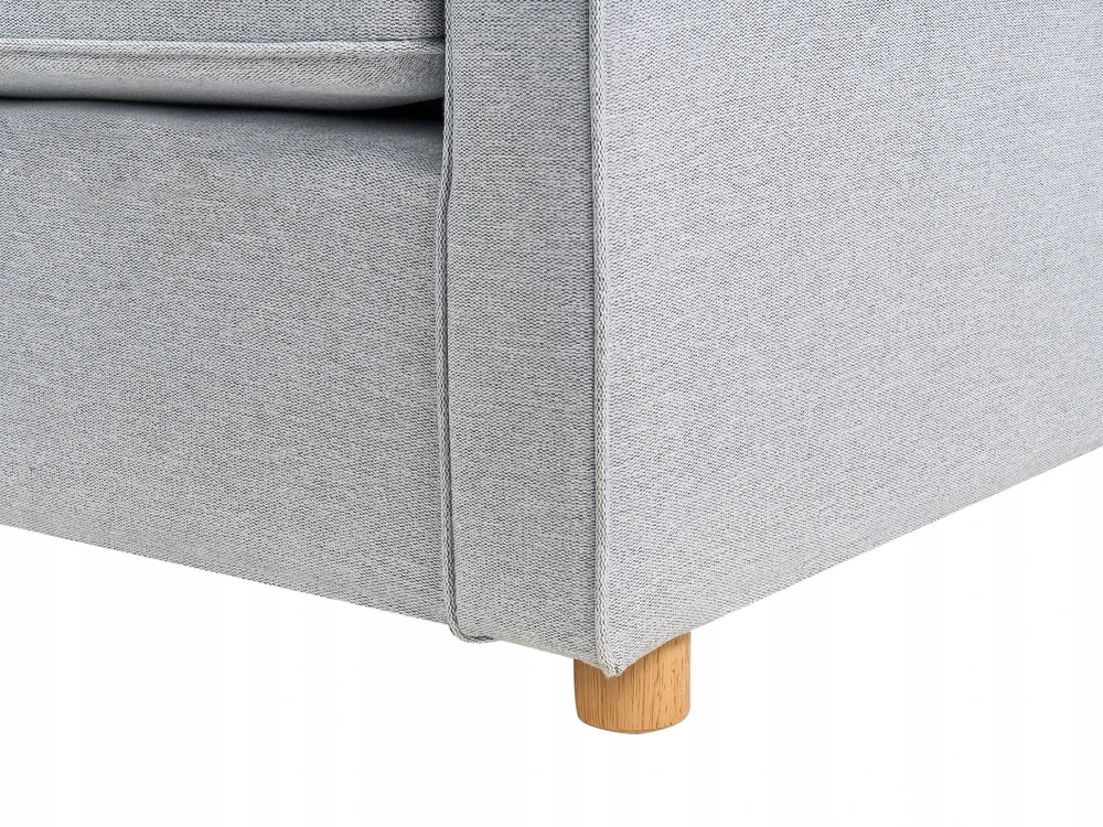 Beliani Trivietė sofa VINSTRA, pilka