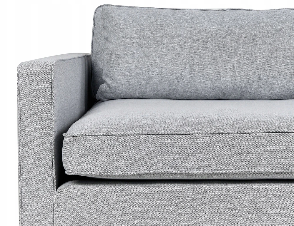 Beliani Trivietė sofa VINSTRA, pilka