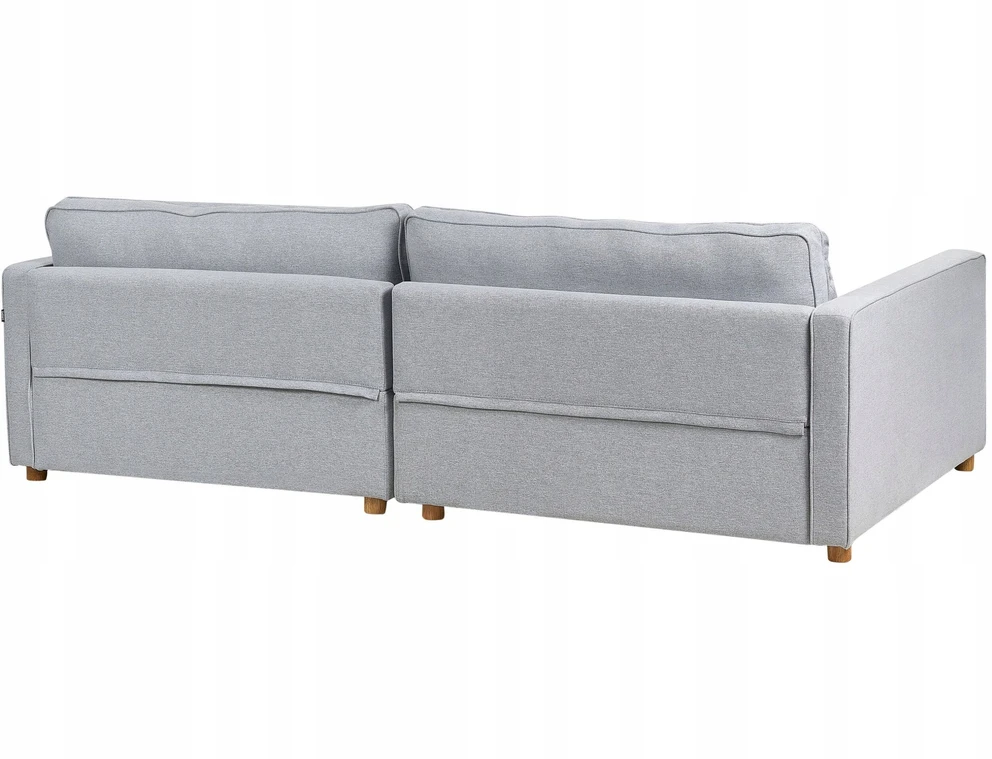 Beliani Trivietė sofa VINSTRA, pilka